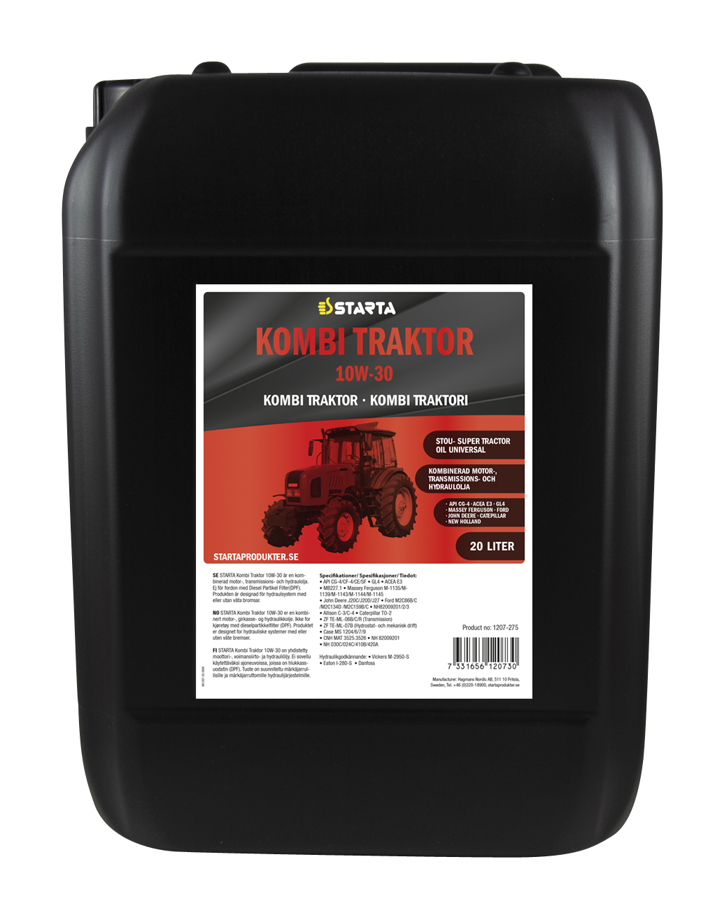 Starta Kombi Traktor 10W-30 20 L