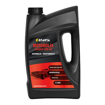 Starta Motorolja Classic 20W-50 4 L