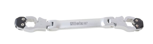 BETA TOOLS Ledad Ringnyckelsats Öppningsbar, 5 Delar 8–17 mm, BETA - 2