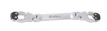 BETA TOOLS Ledad Ringnyckelsats Öppningsbar, 5 Delar 8–17 mm, BETA