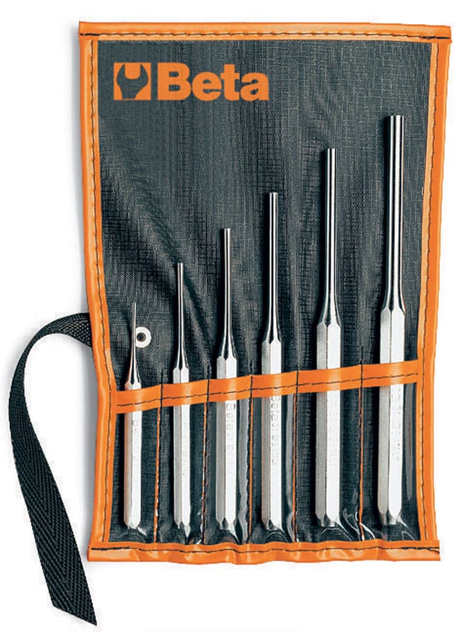 BETA TOOLS Drivdornsats 6 Delar 4-6 mm Rostfri, BETA