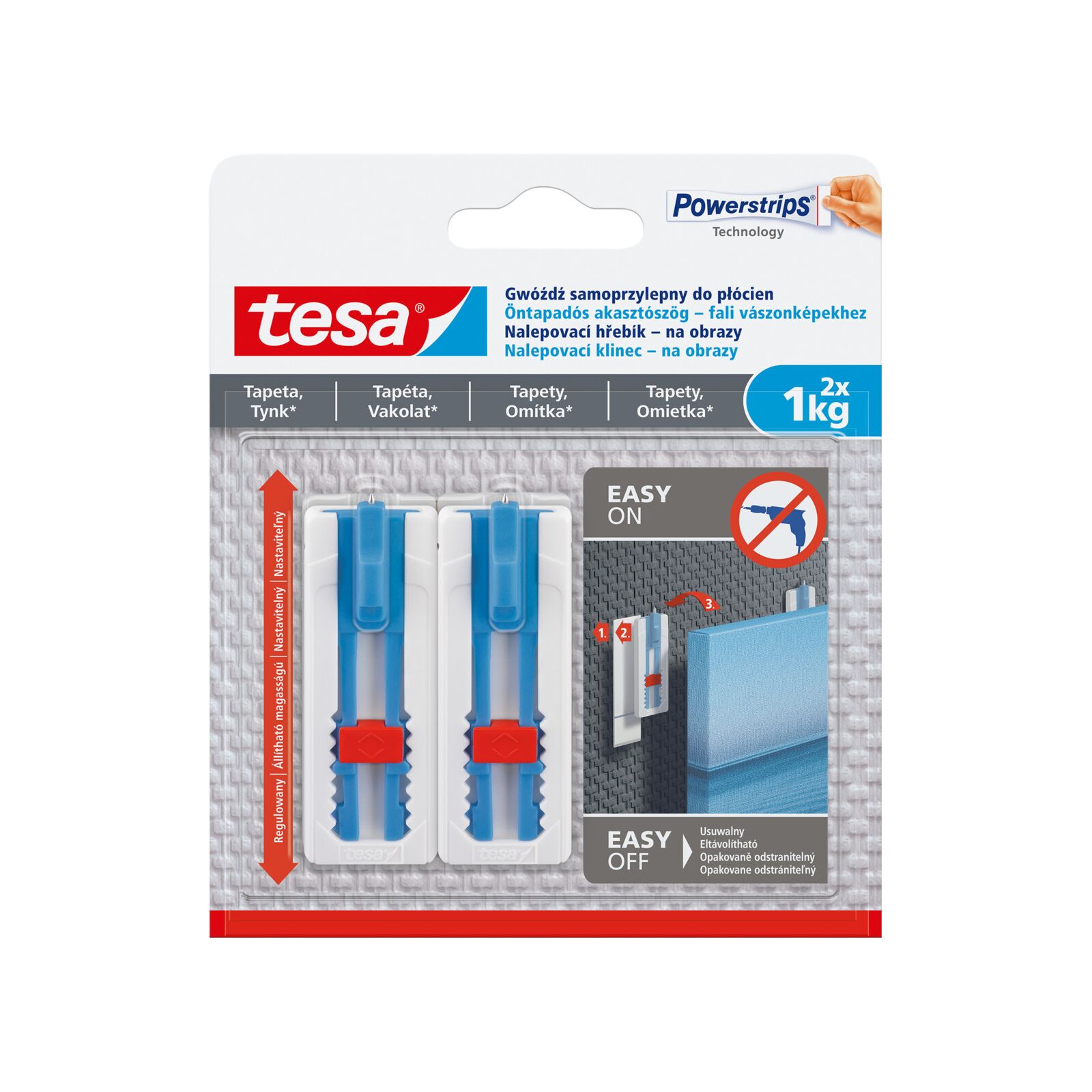 Tesa Adhesive Nail 1 kg for Wooden Frame set 2Pc