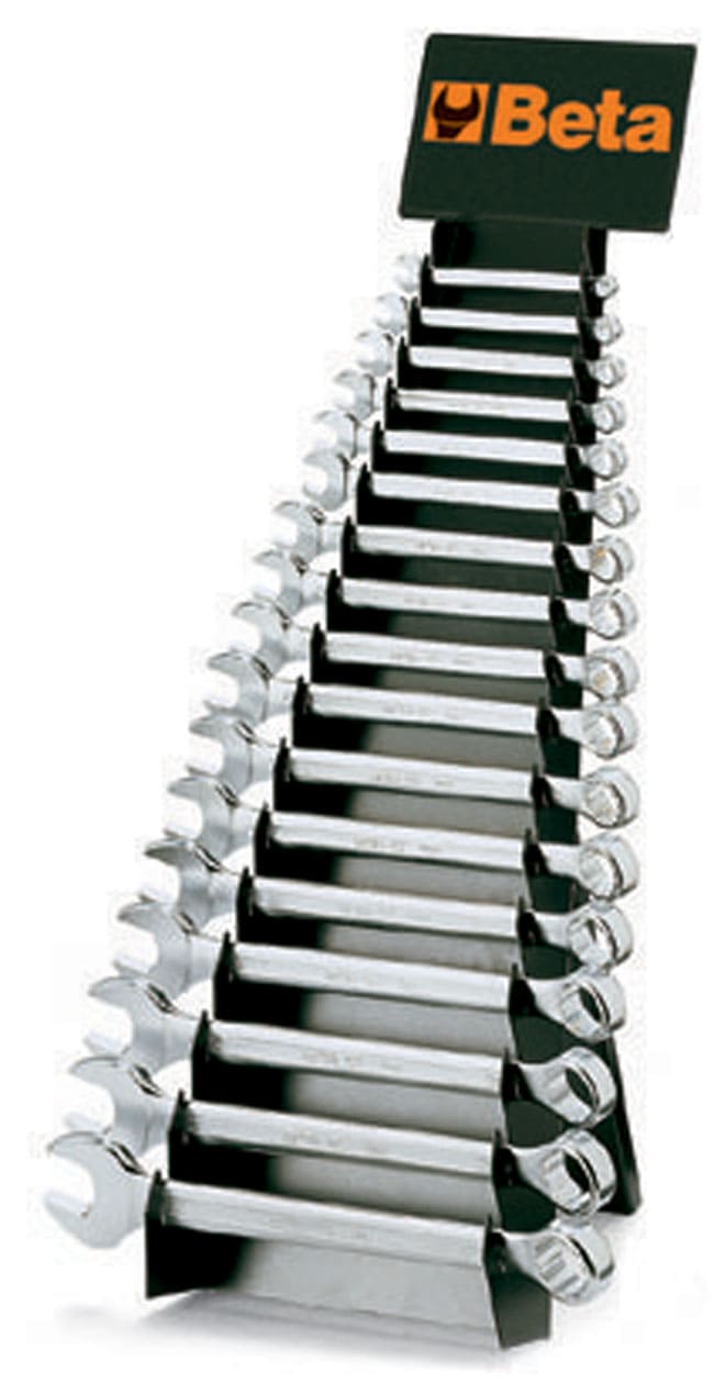 BETA TOOLS U-Ringnyckelsats 25 Delar 6-32 mm Rostfri, BETA