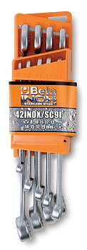 BETA TOOLS U-Ringnyckel Rostfri 1/4-3/4 Satinfinish, BETA