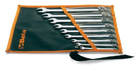 BETA TOOLS U-Ringnyckelsats 9 Delar 6-19 mm Rostfri, BETA