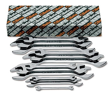BETA TOOLS Blocknyckelsats Dubbel 13 Delar 6 x 7-30 x 32 mm, BETA