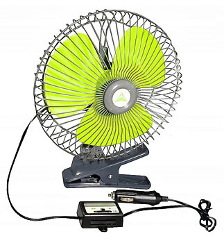 Minifläkt oscilerande 12 / 24V 821W, för bilar, husvagnar etc Carmotion