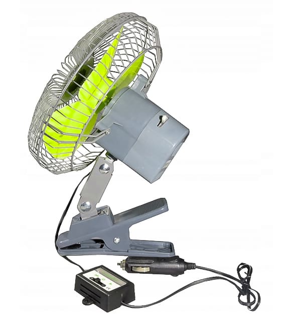 Minifläkt oscilerande 12 / 24V 821W, för bilar, husvagnar etc Carmotion - 2