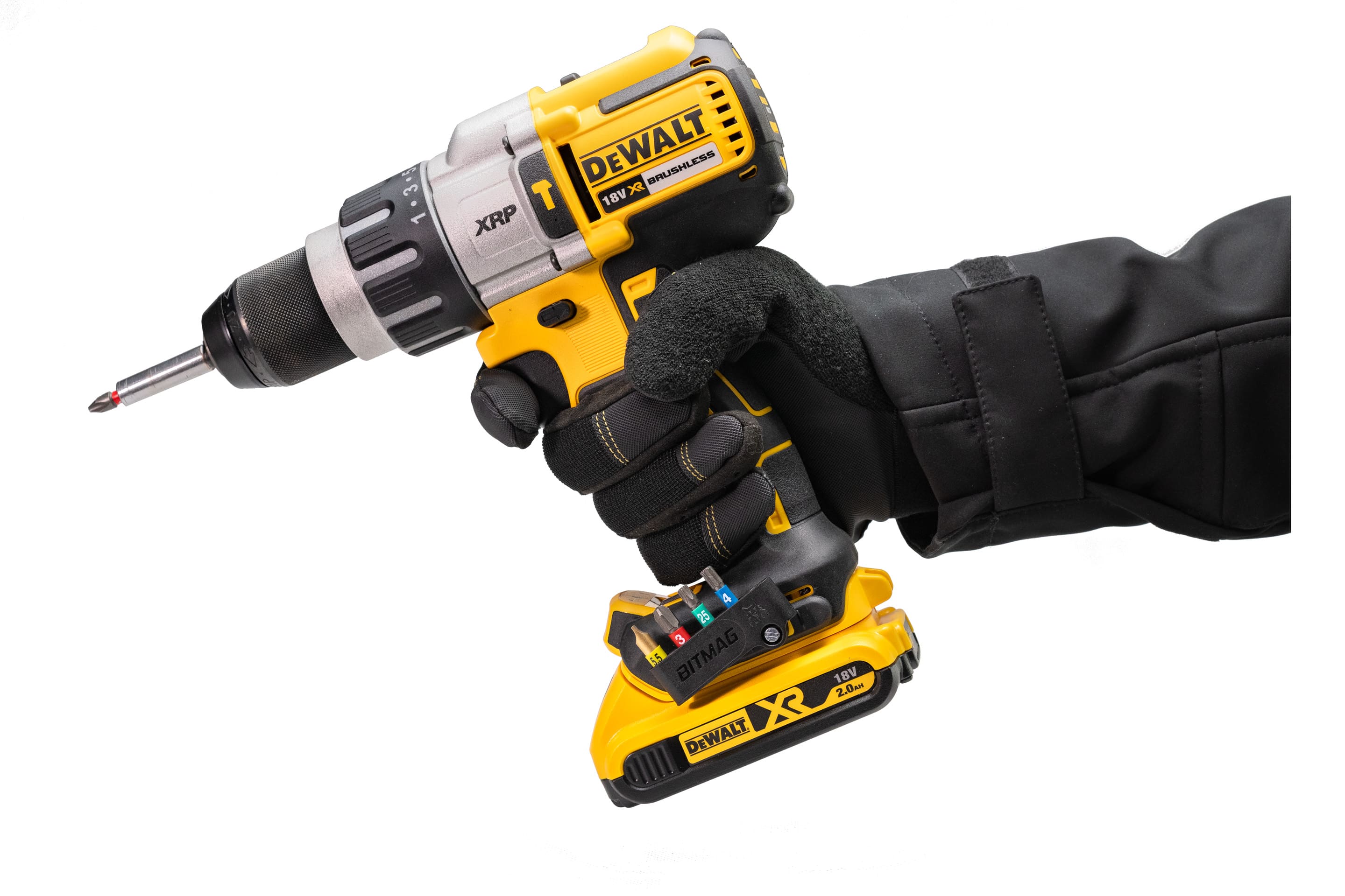 BitMag Magnetisk Bitshållare Komposit 5 Platser i Fem Färger, BitMag - Svart - 23