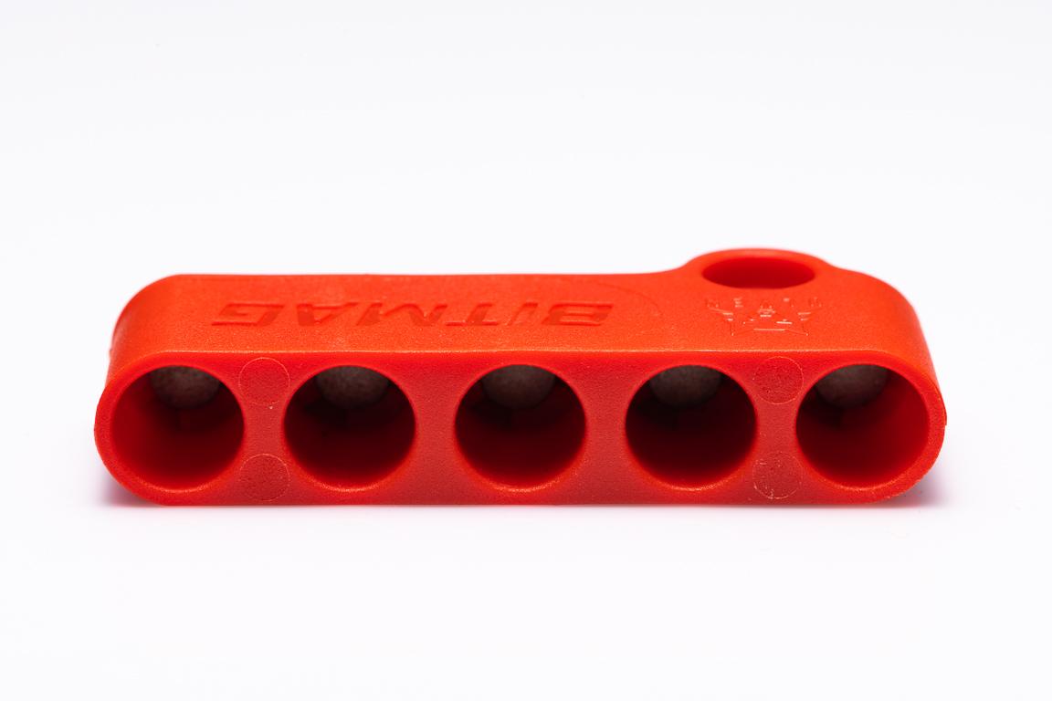BitMag Magnetisk Bitshållare Komposit 5 Platser i Fem Färger, BitMag - Röd - 16