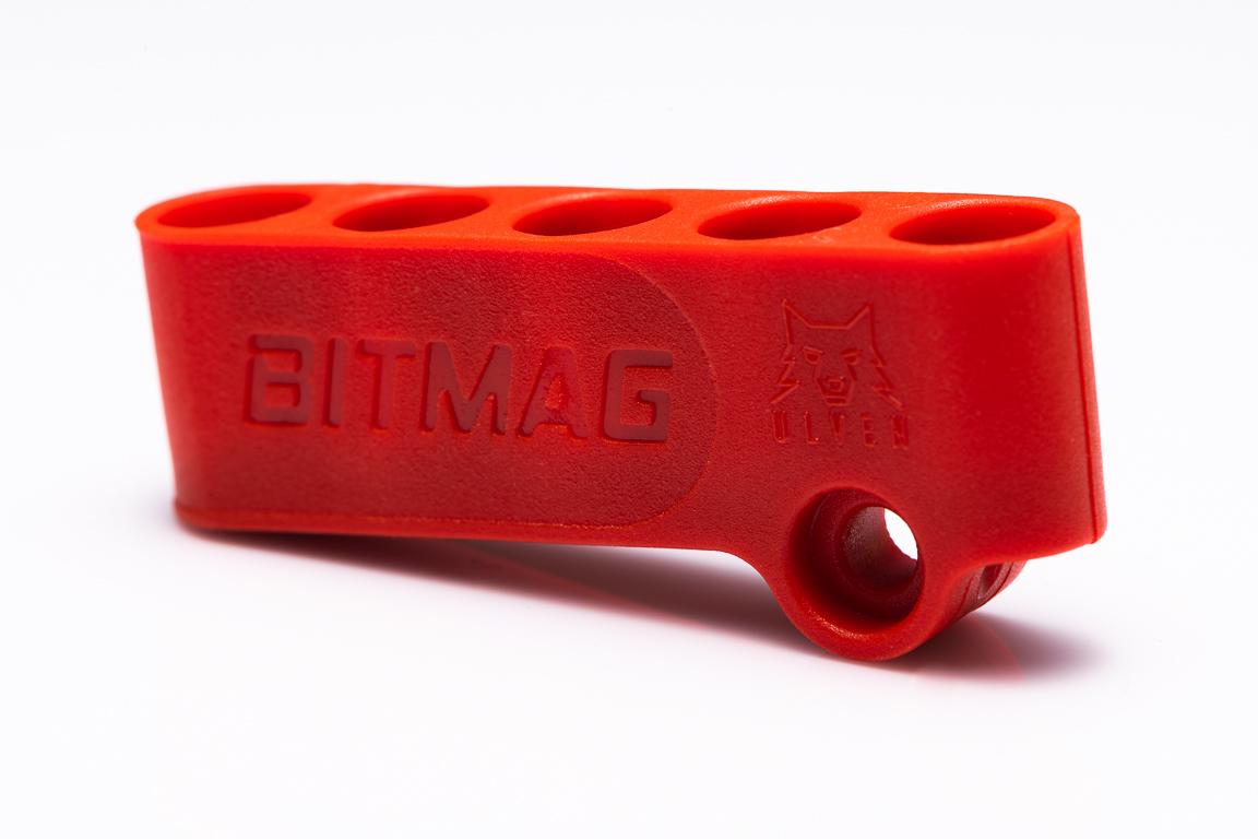 BitMag Magnetisk Bitshållare Komposit 5 Platser i Fem Färger, BitMag - Röd - 18