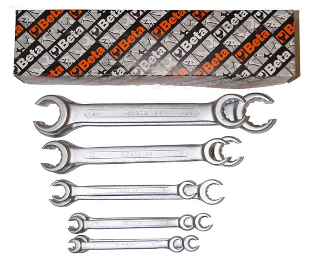 BETA TOOLS Öppen Ringnyckelsats 10 Delar 8 x 10 mm-30 x 32 mm, BETA