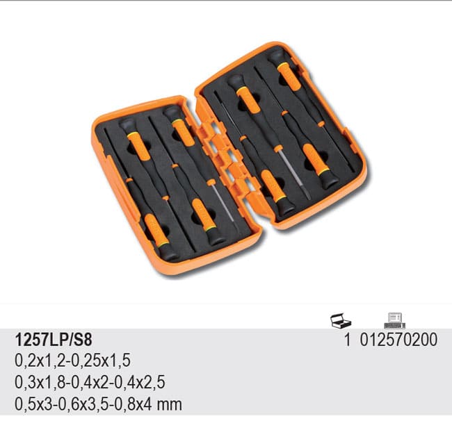 Micromejselsats 8 Delar Platta, BETA Tools - 2