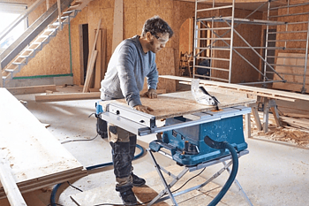 Bordcirkelsåg 1600W 216 mm, 70 mm djup BOSCH GTS 635, 230V 5500rpm