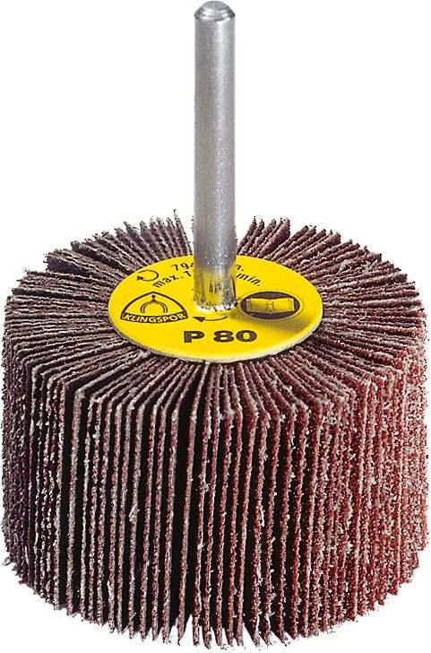 Lamellslipstift 10 st, lamellsliprulle - 80 x 30 x 6, korn 100, KLINGSPOR - 2