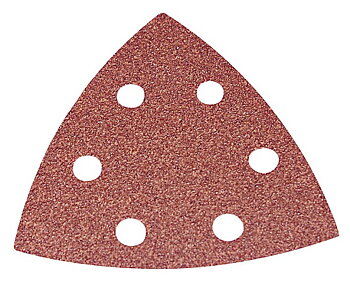 Sandpapper delta, självhäftande - 5st sats, kornst. 80