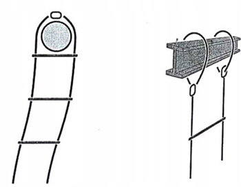 Repstege 2–30 m Trästegpinnar 250 kg Polypropenlina 22 mm Handgjord, Higher