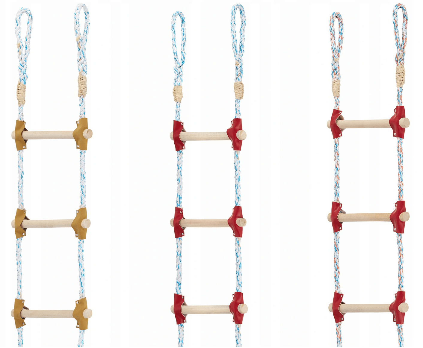 Repstege 2–30 m Trästegpinnar 250 kg Polypropenlina 22 mm Handgjord, Higher - 11