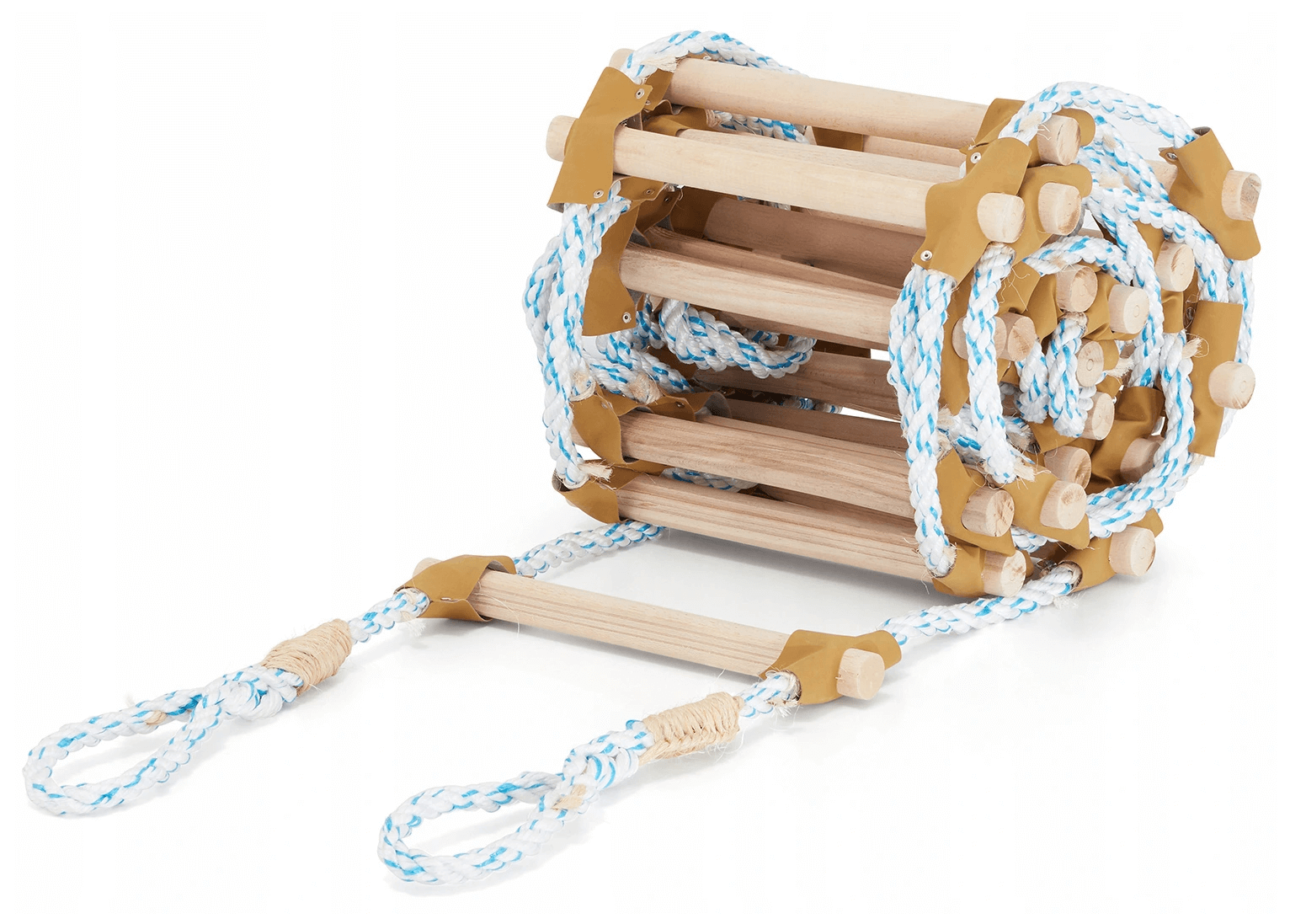 Repstege 2–30 m Trästegpinnar 250 kg Polypropenlina 22 mm Handgjord, Higher - 6