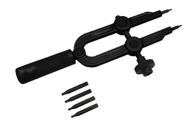 Låsringstång Heavy-Duty 2.5–3.5 mm Spetsar, 3/8” Anslutning, BETA Tools