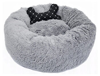 Superskön och mjuk kattbädd eller hundbädd, rund 60 cm, Rotex