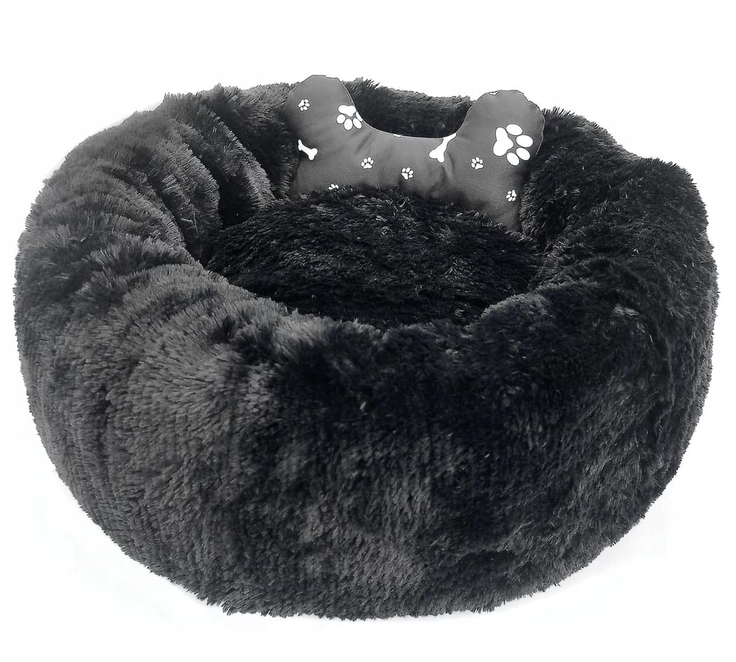 Superskön och mjuk kattbädd eller hundbädd, rund 60 cm, Rotex - 8