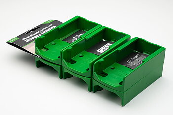 Stealth Mounts Batterifästen 6-pack för Festool 18V ABS Svart eller Grön, StealthMounts - Svart