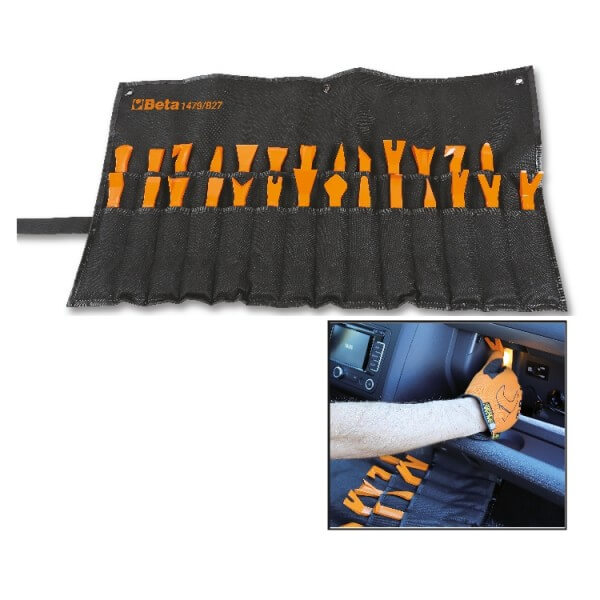 Demonteringssats för Interiör 27 Delar Nylon, BETA Tools - 3