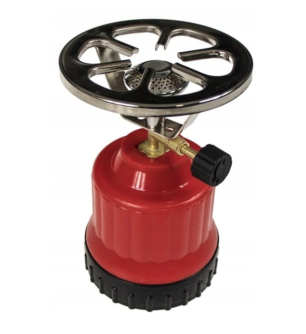 Gaskök med 4 gaspatroner, toppmonterat, kompakt, 1kW - 4