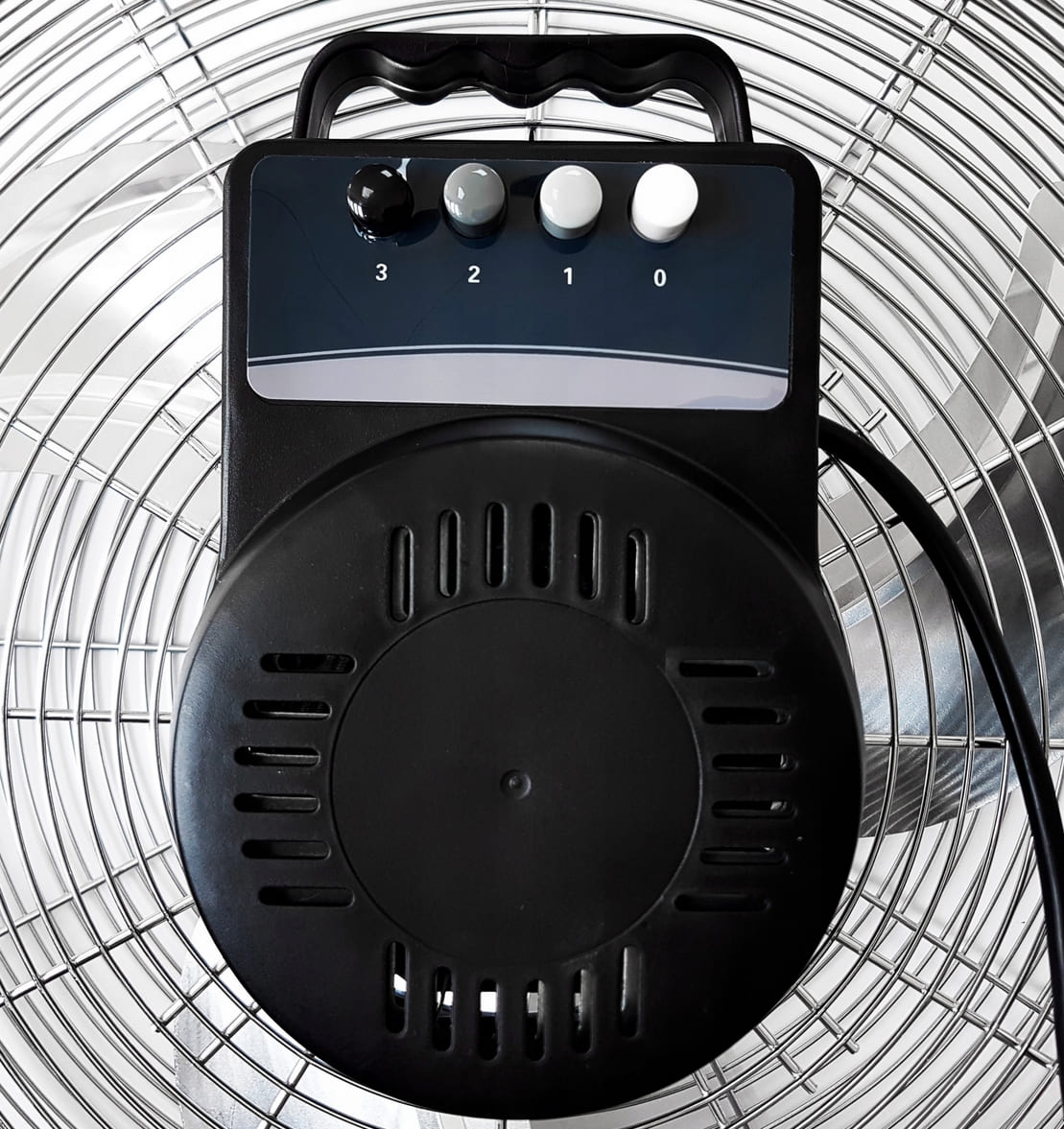 Stor kraftfull fläkt 150W, golvmodell, ganska tyst, 50 cm (20) - 3