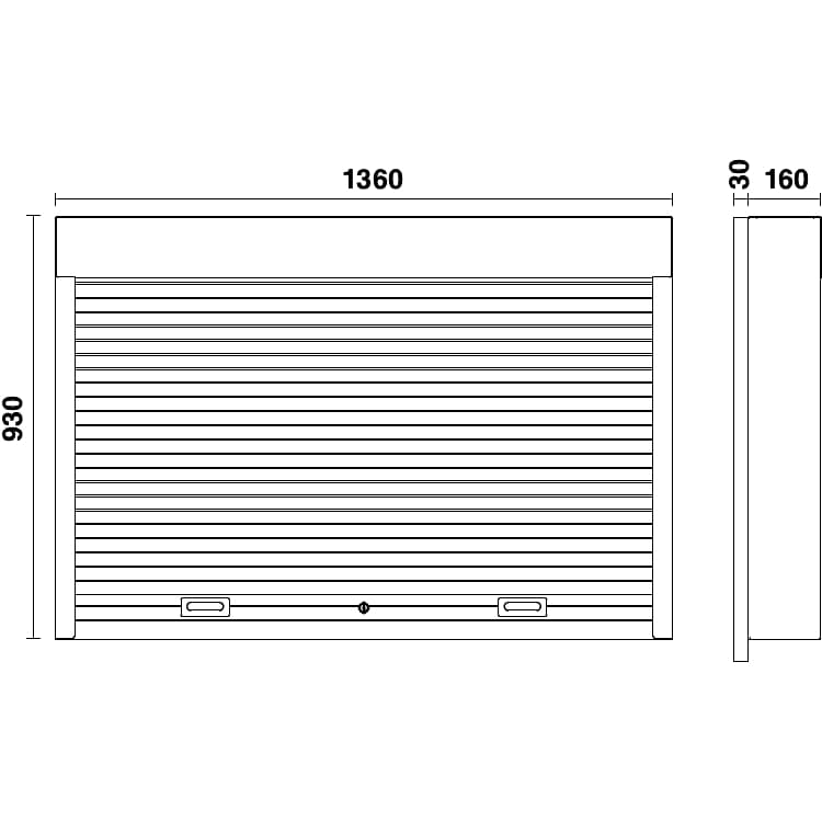Verktygsvägg med jalusi aluminium, perforerade paneler, 1, 3 m, BETA Tools - 2