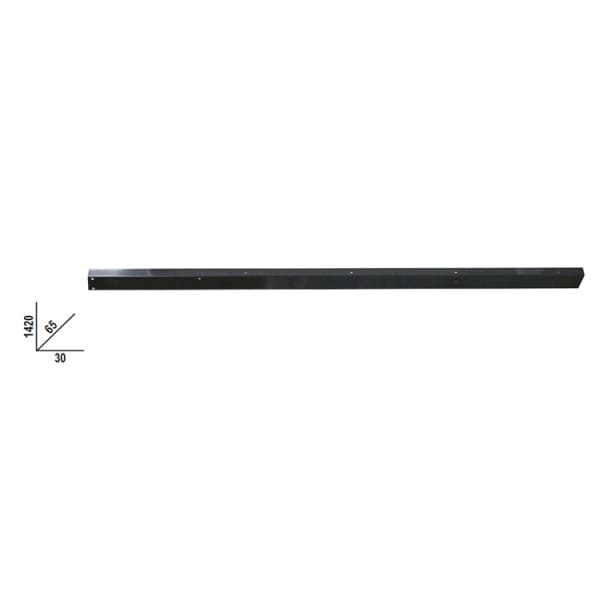 Sidofästen Bred Modell 1420×65×30 mm Stål för Garageinredning, BETA Tools