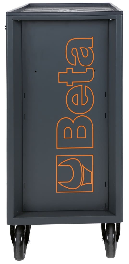 Verktygsvagn 7 Lådor 588 x 367 mm, Förstärkt ABS-arbetsyta, BETA Tools - Röd - 12