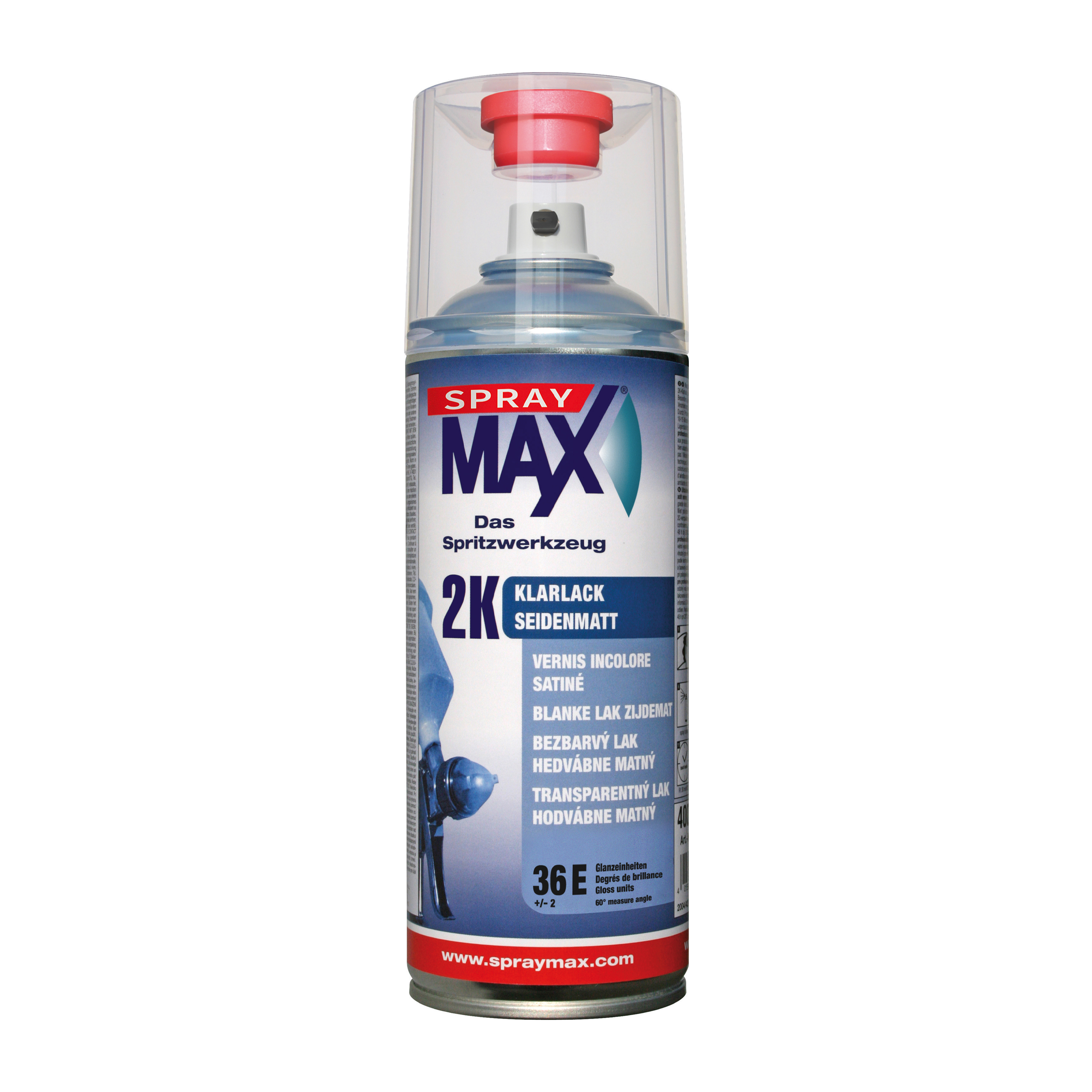 SprayMax 2K Klarlack Halvblank 400 ML - 2