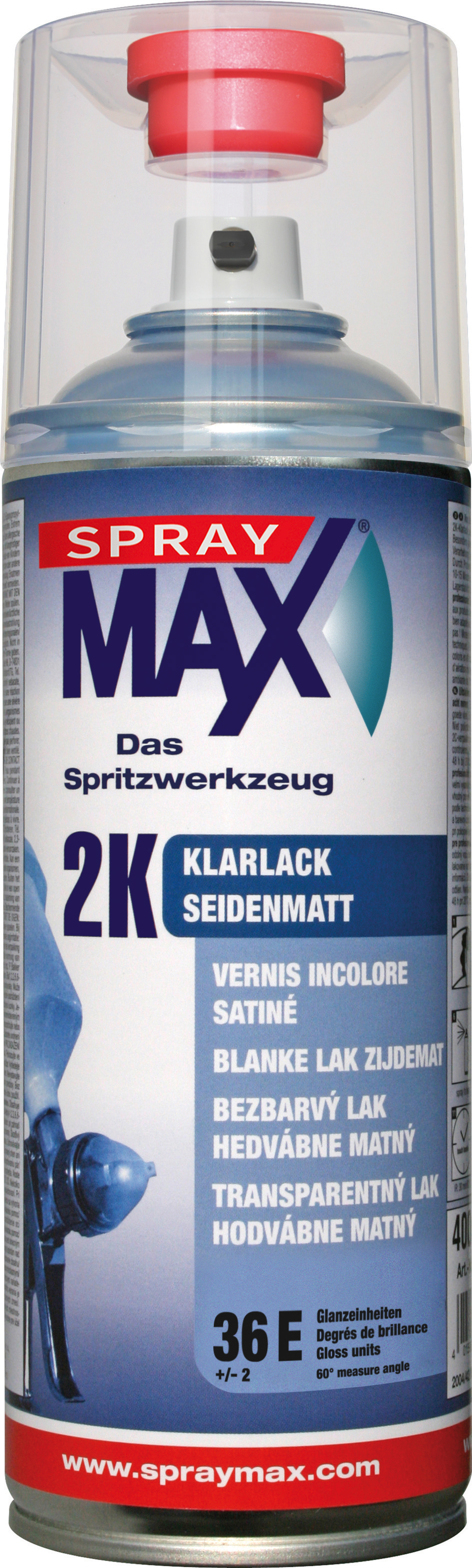 SprayMax 2K Klarlack Halvblank 400 ML
