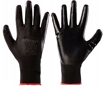 Nitrilhandskar 24 par, arbetshandskar Covent BLACK