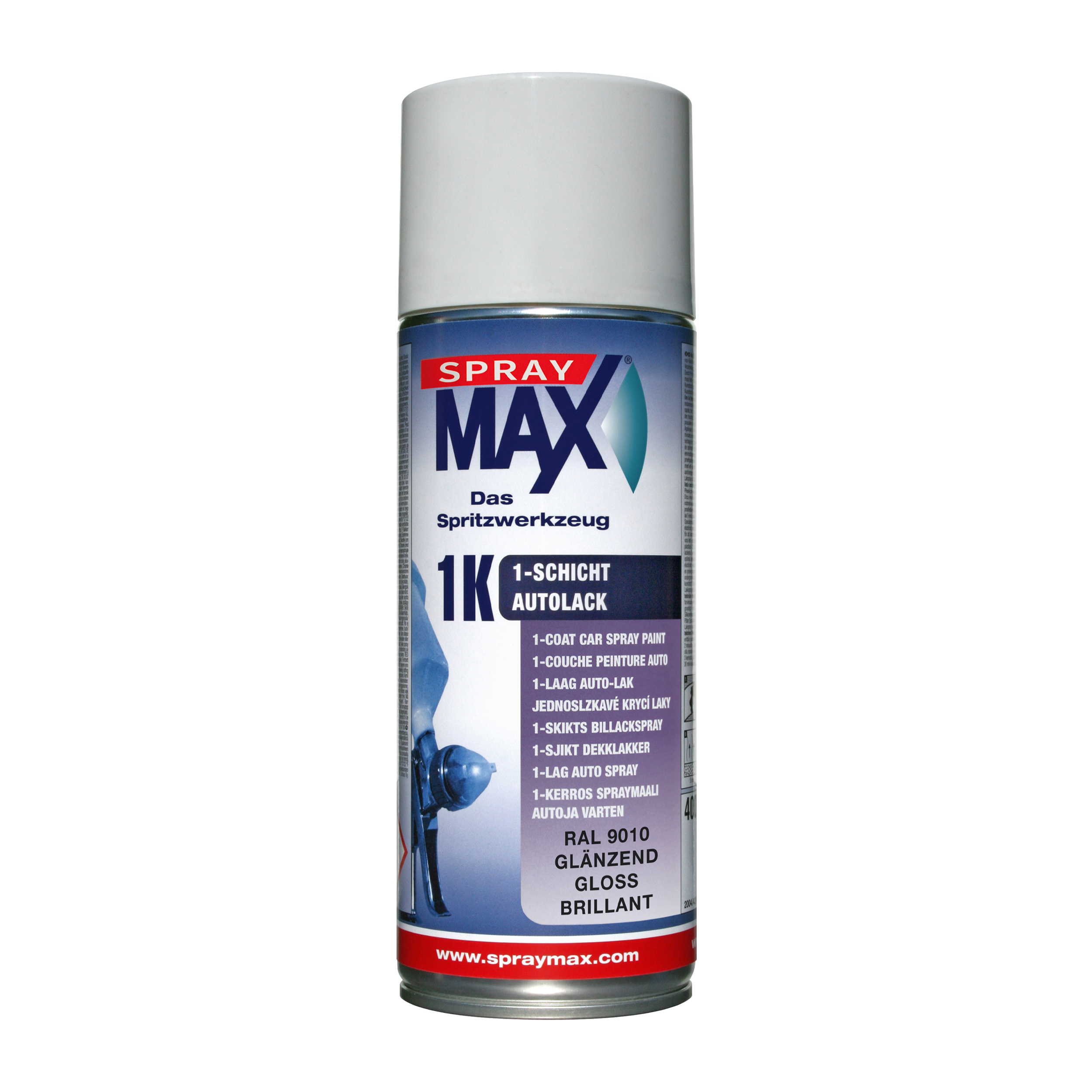SprayMax Sprayfärg Blank Vit RAL9010 400 ML - 2