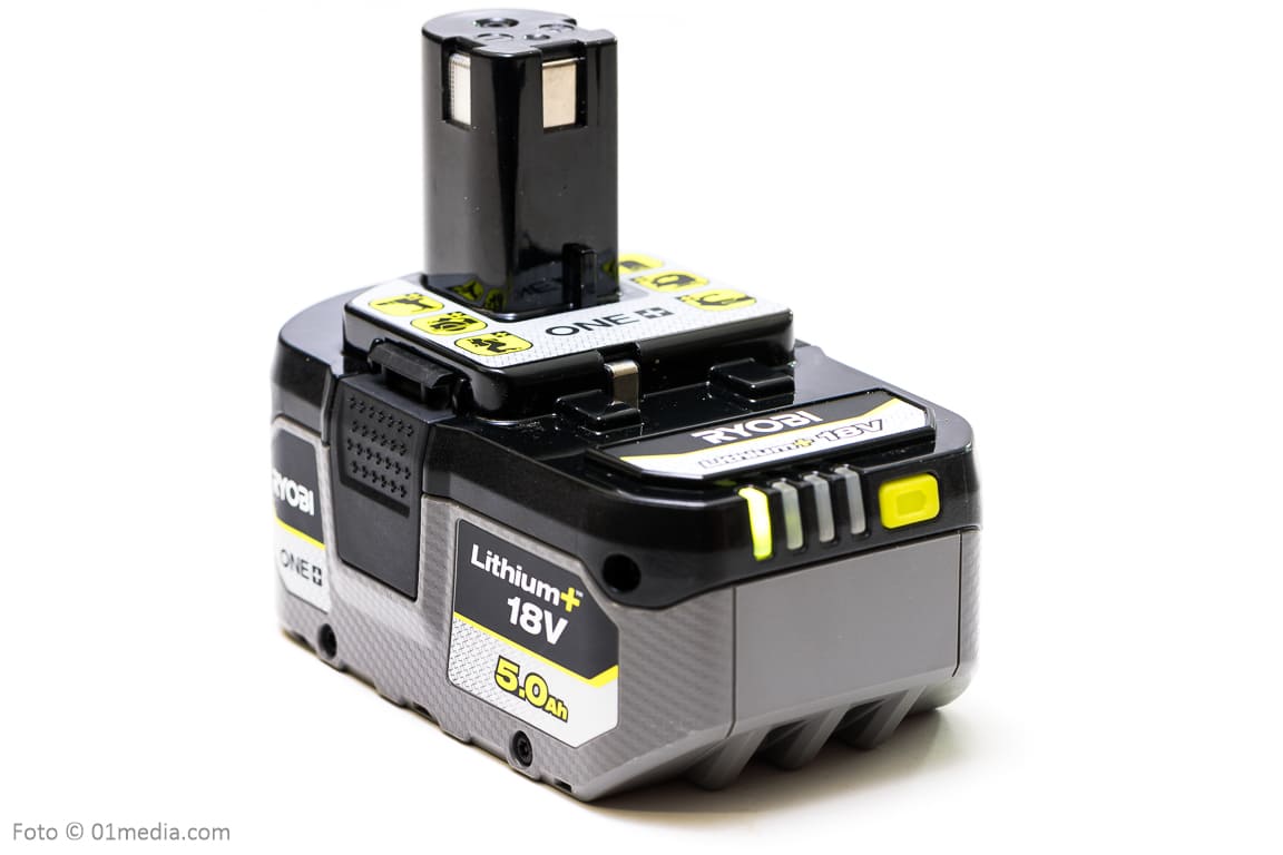 Batteri 18V 5,0Ah Lithium+ High Energy ONE+ med Cellövervakning, Ryobi - 2