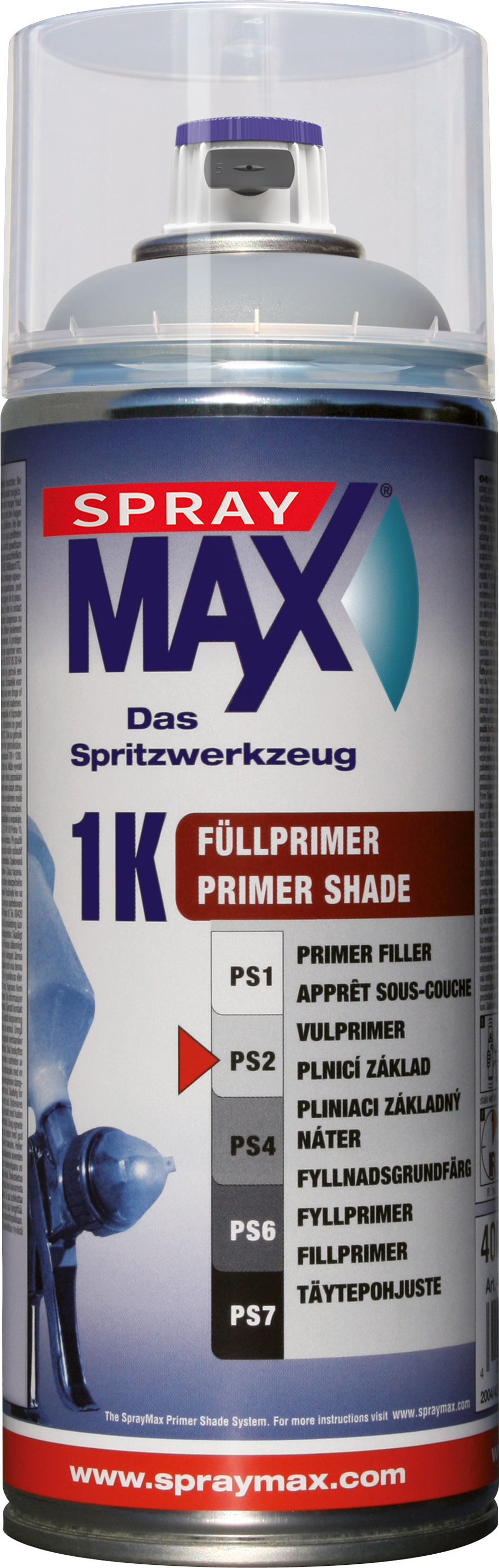 SprayMax 1K Shade Fullp. Light Grey 400 ML