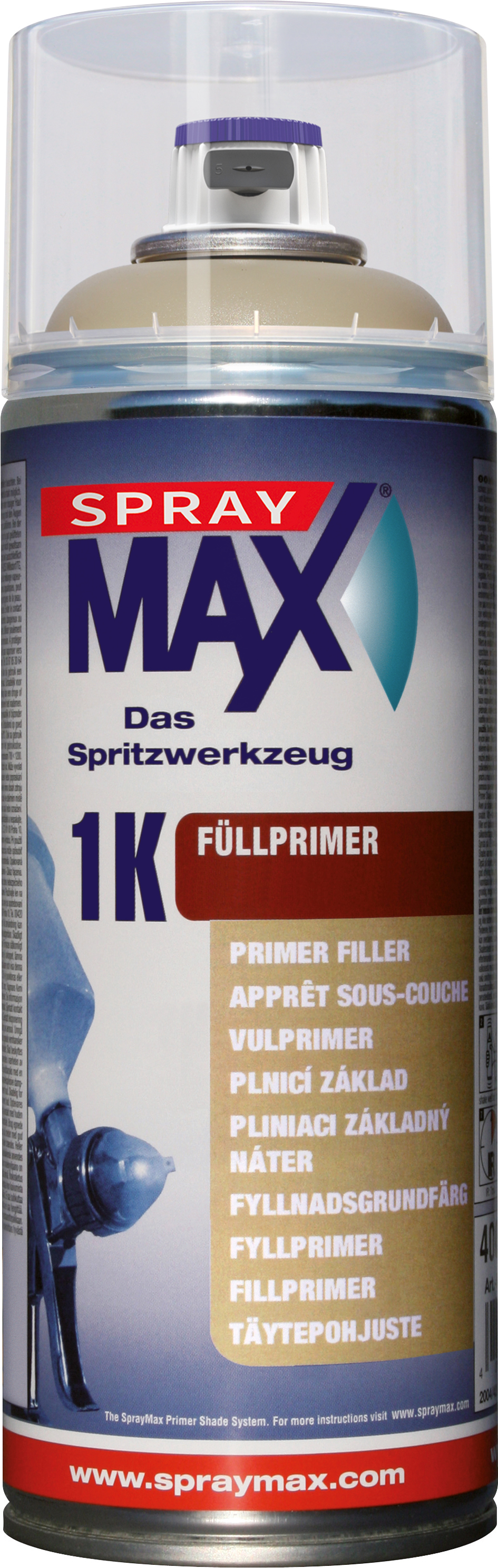 SprayMax 1K Shade Fullprimer Beige 400 ML