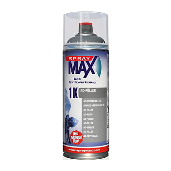 SprayMax 1K AC-filler Mörkgrå 400 ML