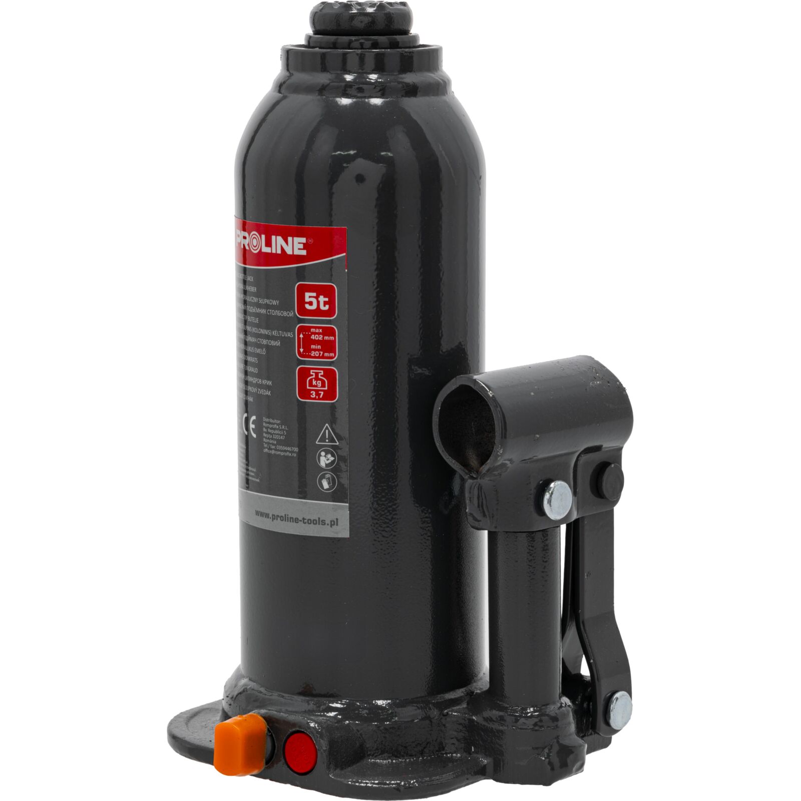 PROLINE TOOLS Hydraulisk Domkraft 5T, 216-413 mm (4, 3 kg), Proline - 5