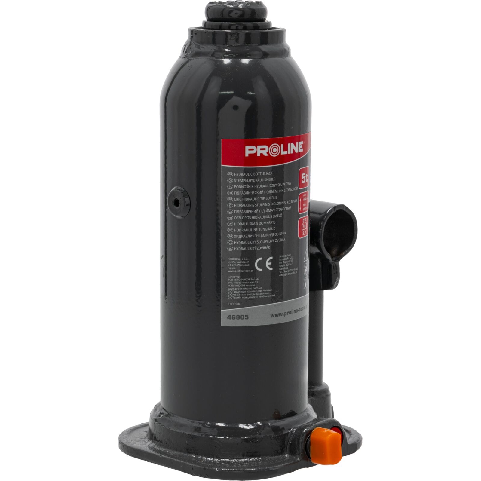 PROLINE TOOLS Hydraulisk Domkraft 5T, 216-413 mm (4, 3 kg), Proline - 3