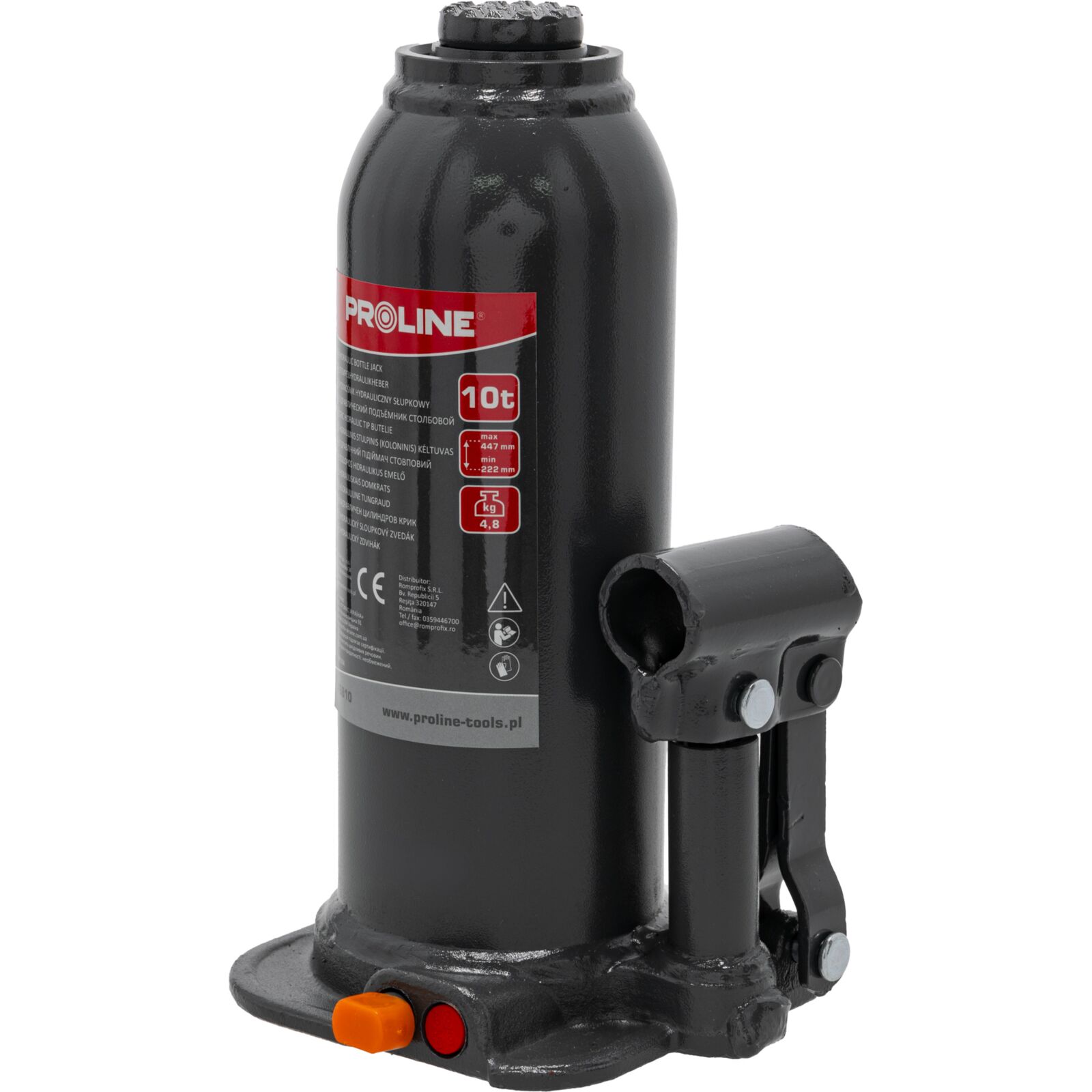 PROLINE TOOLS Hydraulisk Domkraft 10T, 60 mm, 6, 2 kg, Proline - 4