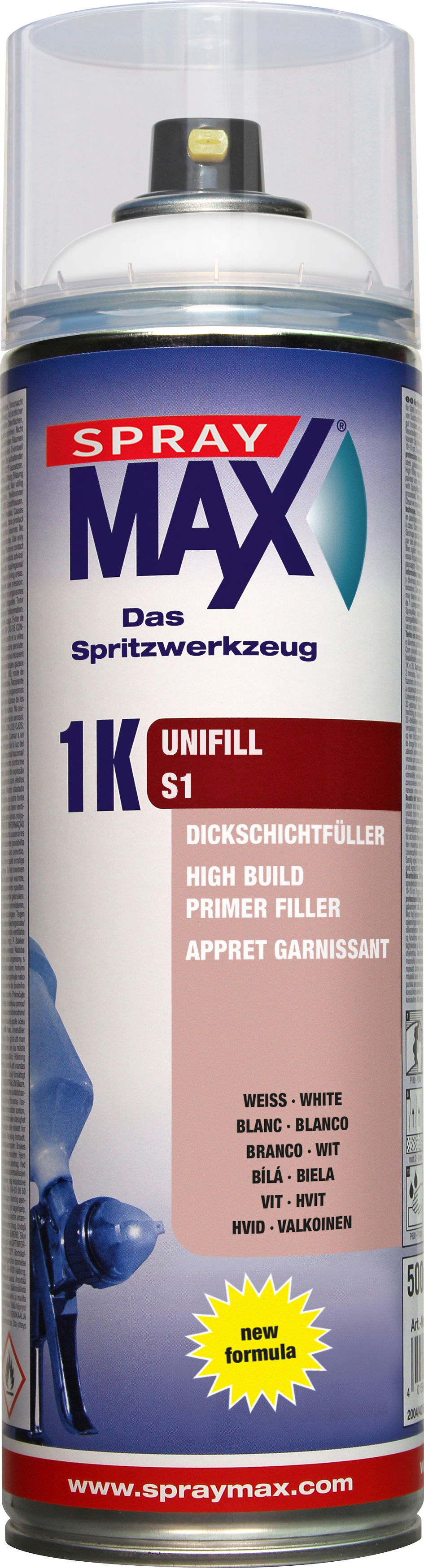 SprayMax 1K Unifill S1 Vit 500 ML