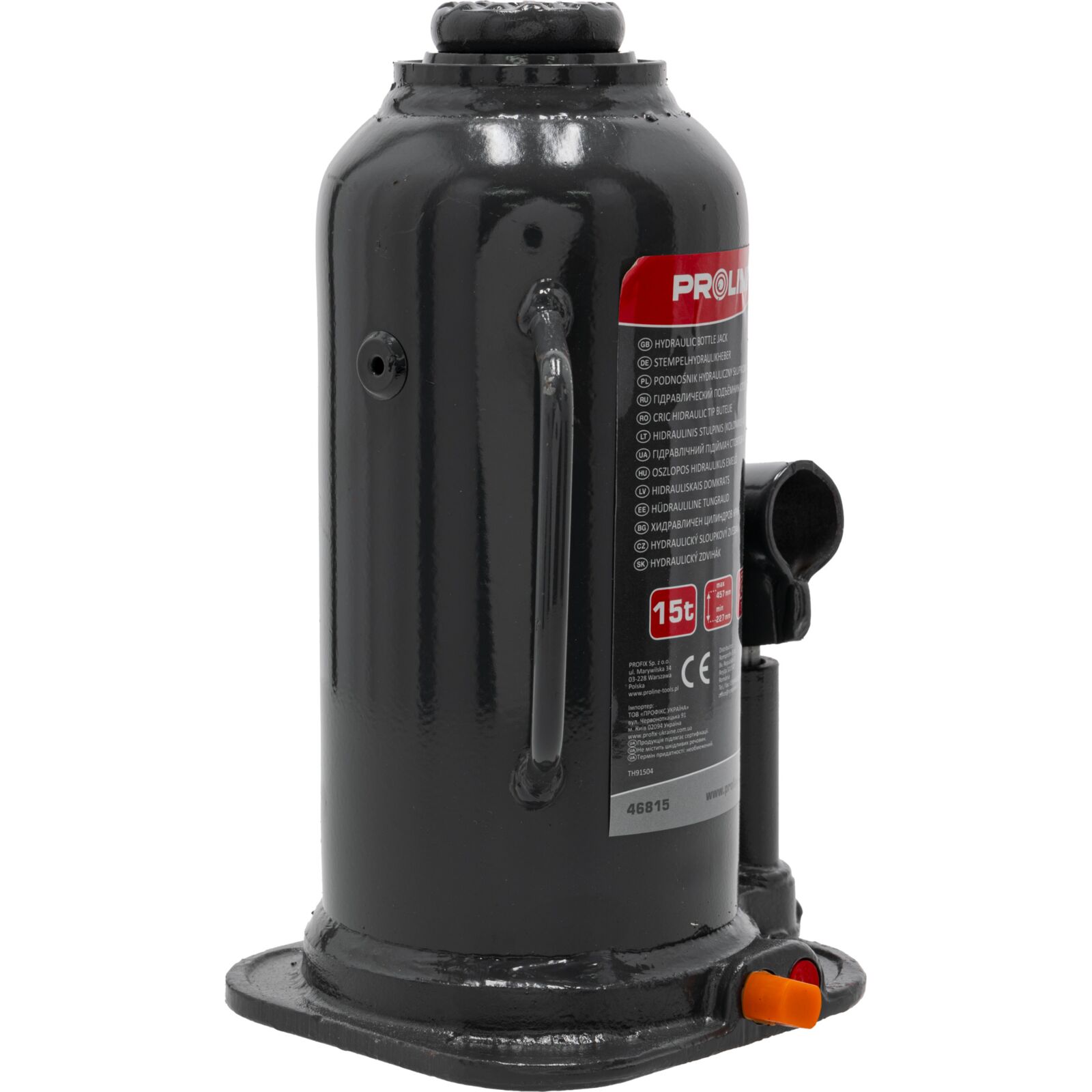PROLINE TOOLS Hydraulisk Domkraft 15T, 62 mm, 8.1 kg, Proline - 3