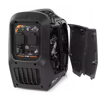 Inverterelverk 2 kW bärbart låg ljudnivå, 230V 50Hz, USB, 3.4hk, bensinmotor 79 cm³, Daewoo