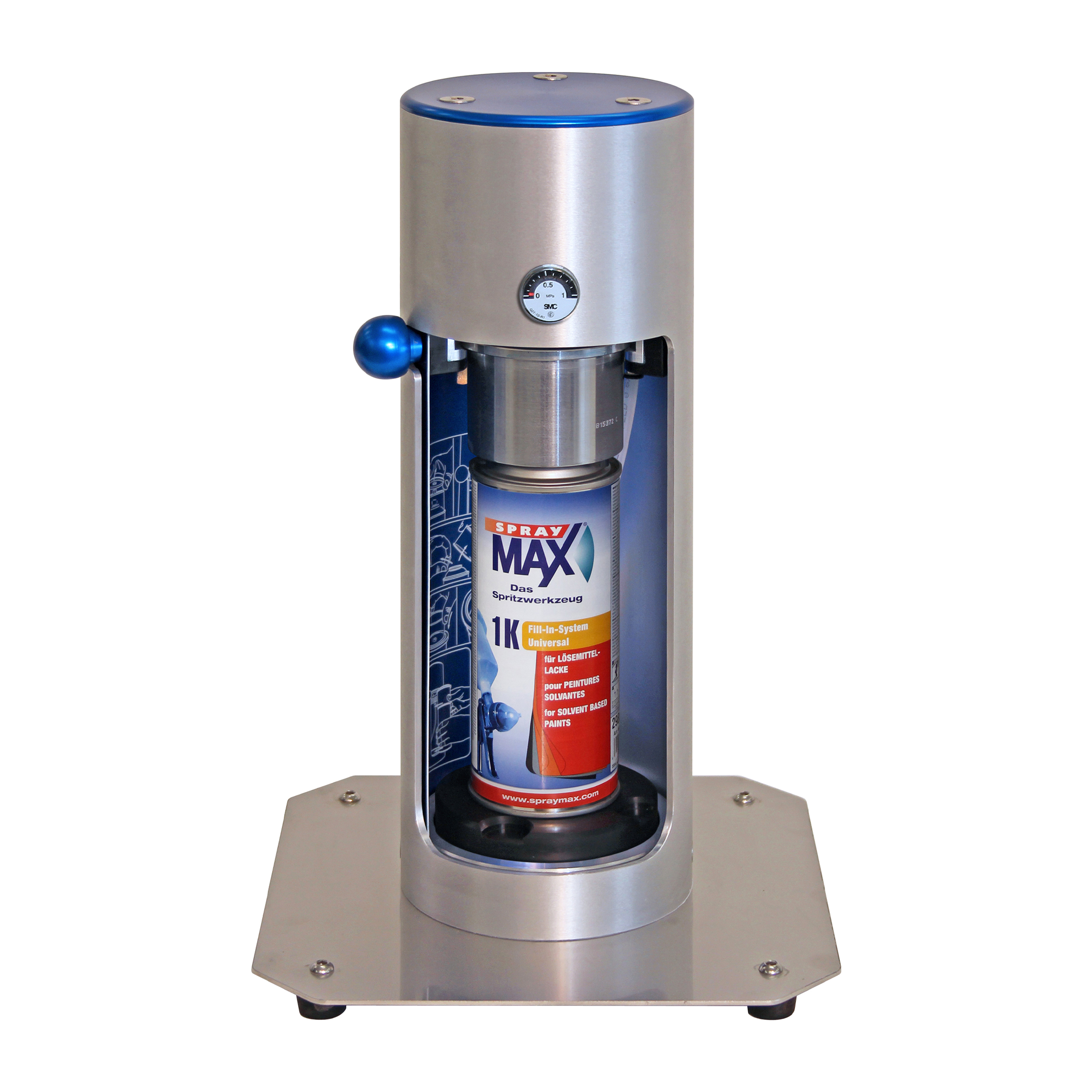 SprayMax Fill Clean Sprayfyll.maskin Tryckluft+manometer 1 ST - 4