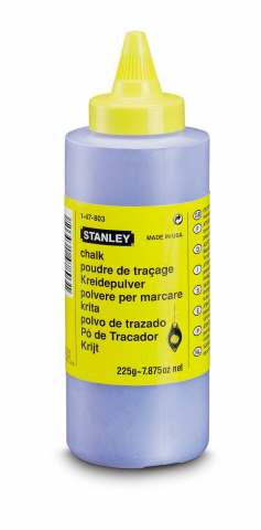 Snörslåkrita blå 115g, märksnöre krita, STANLEY