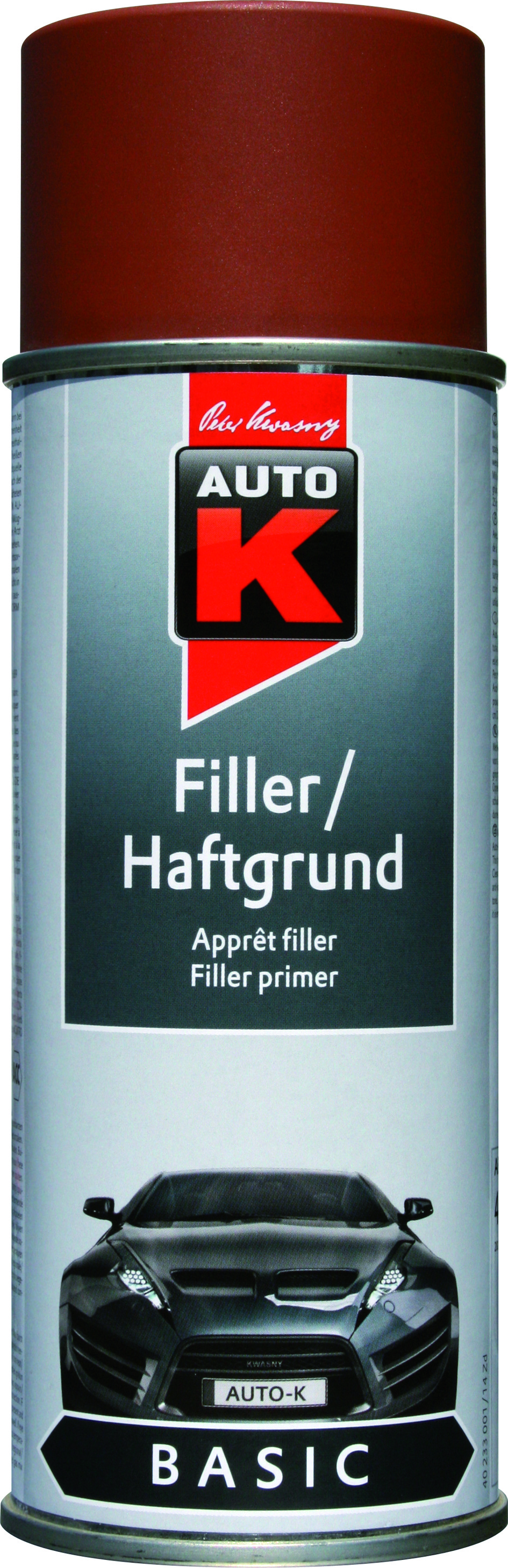 Auto-K Grundfärg Filler Röd 400 ML